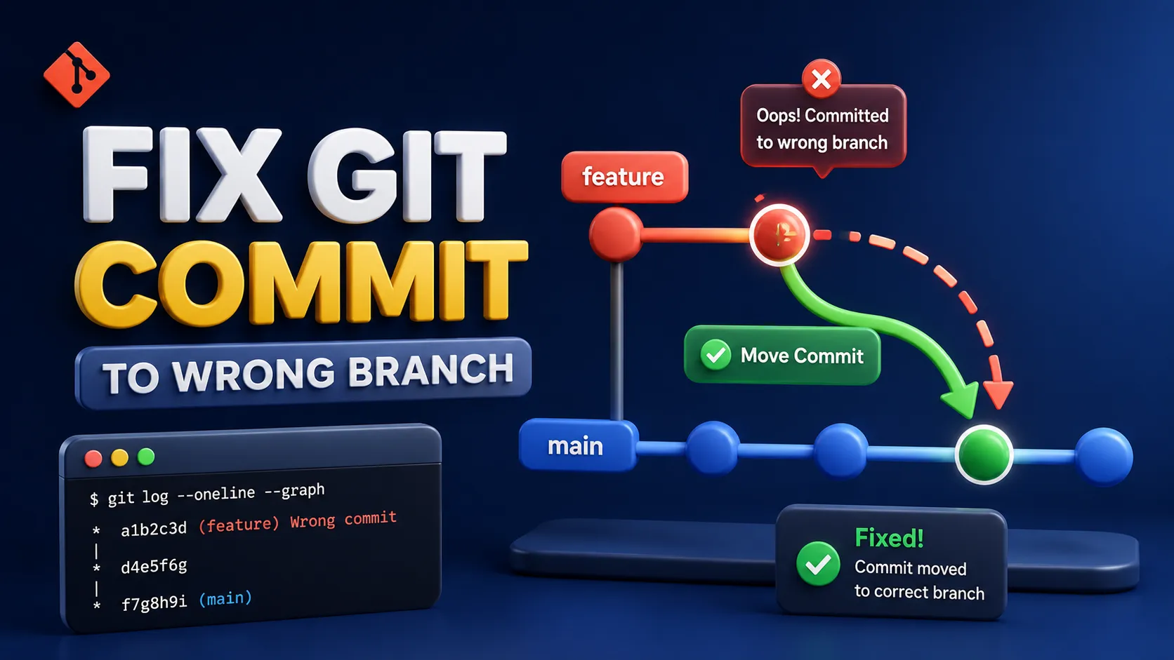 How to Fix a Git Commit to Wrong Branch: A Step-by-Step Guide