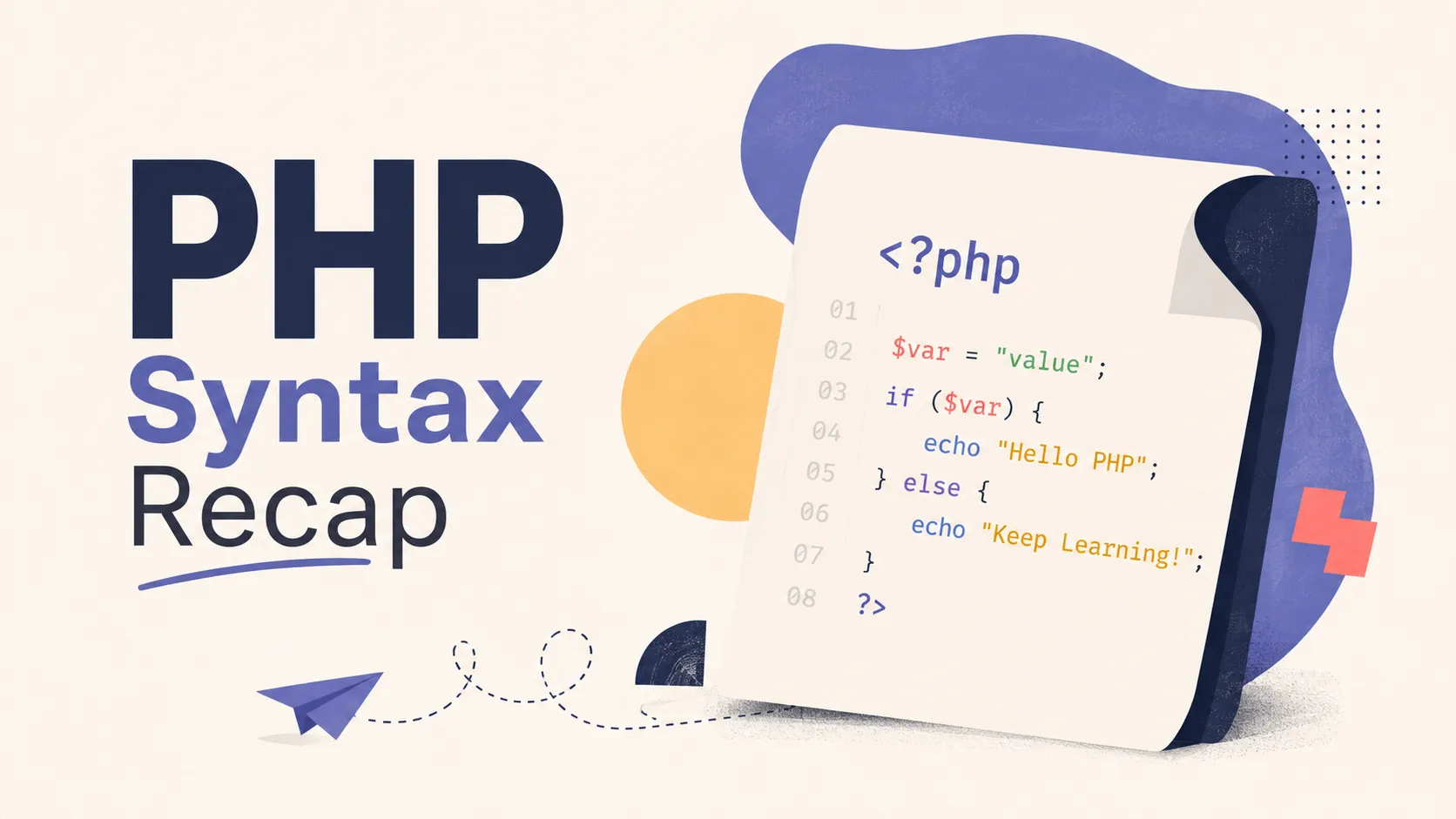 PHP Syntax Recap: Learn PHP Fast