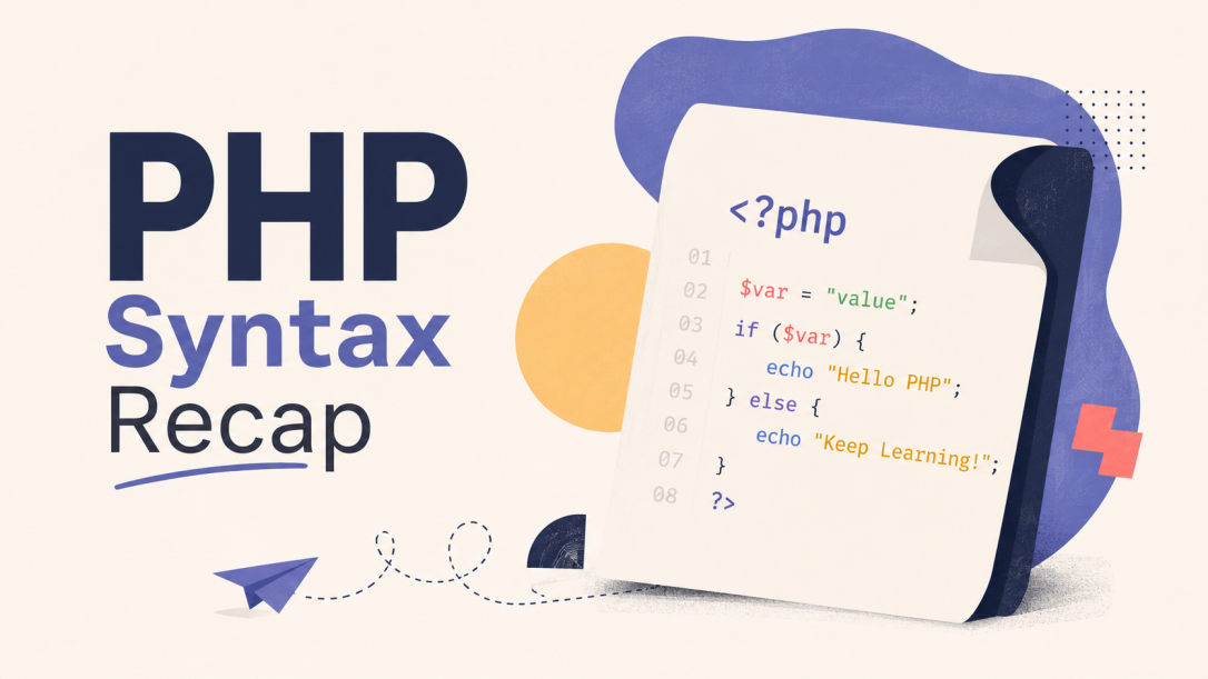 PHP Syntax Recap: Learn PHP Fast