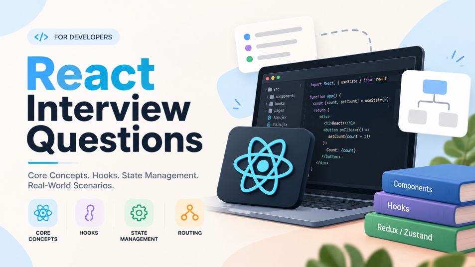 50 Most Asked React JS Interview Questions and Answers (2026)